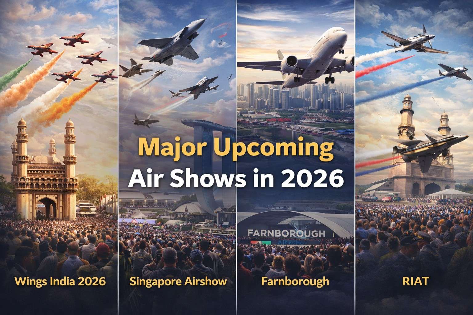 Major Upcoming Air Shows in 2026: Complete Global Aviation Events Calendar
