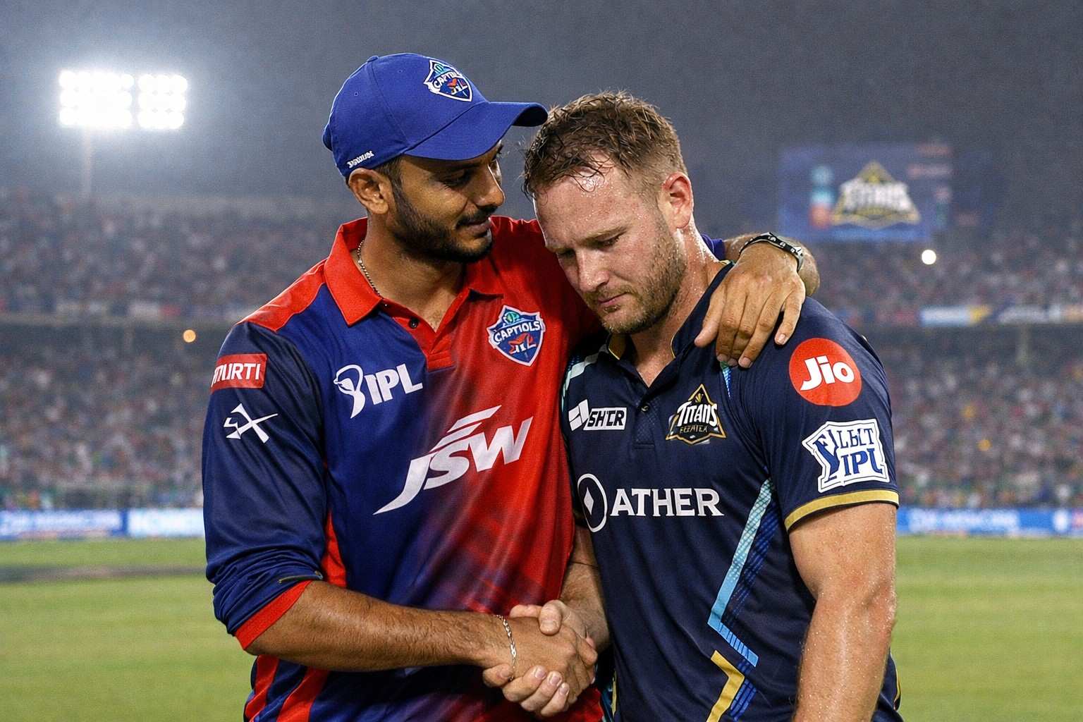 Axar Patel Consoles David Miller After Delhi’s 1-Run Loss vs Gujarat Titans | IPL 2026 Drama