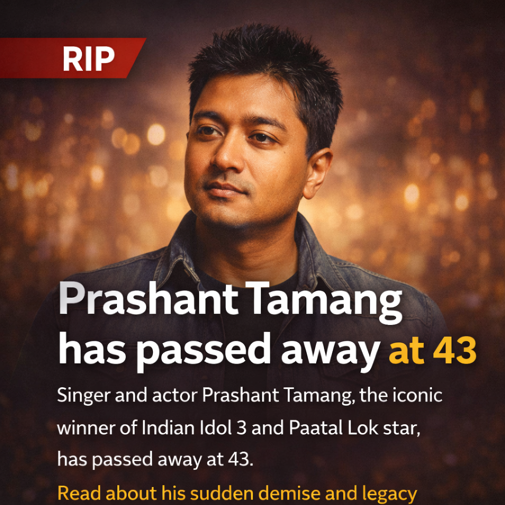 Goodbye to the 'Golden Voice' of the Hills: Indian Idol Winner Prashant Tamang Passes Away at 43