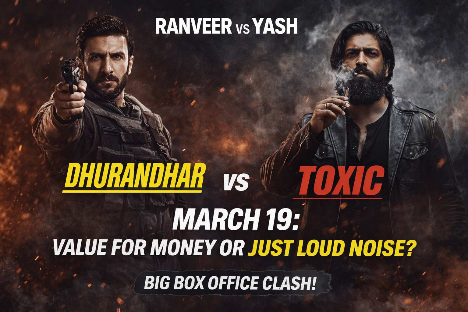 Dhurandhar vs Toxic Box Office Prediction: Who Will Win on March 19