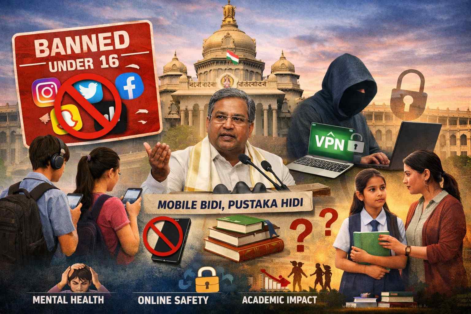 Karnataka Bans Social Media for Under-16s: A Bold Step or a Digital Dilemma?