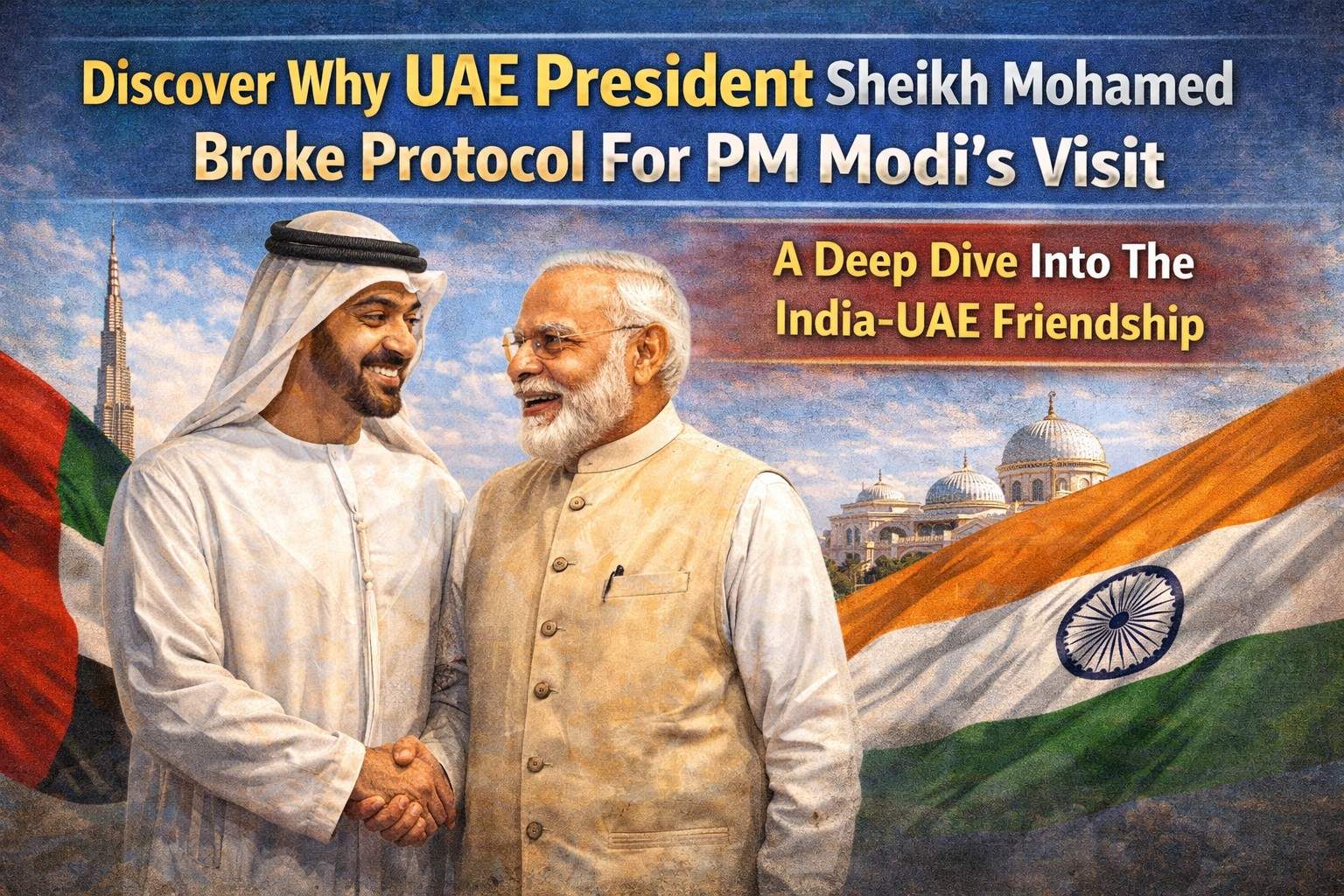 PM Modi UAE Visit: Why President Sheikh Mohamed Bin Zayed Broke Protocol