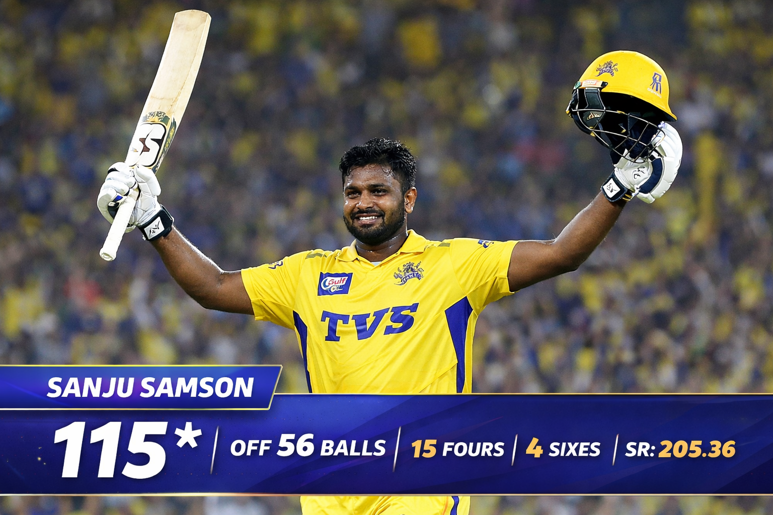 Read also: Sanju Samson Century IPL 2026: 115* Powers CSK to Stunning Comeback Win