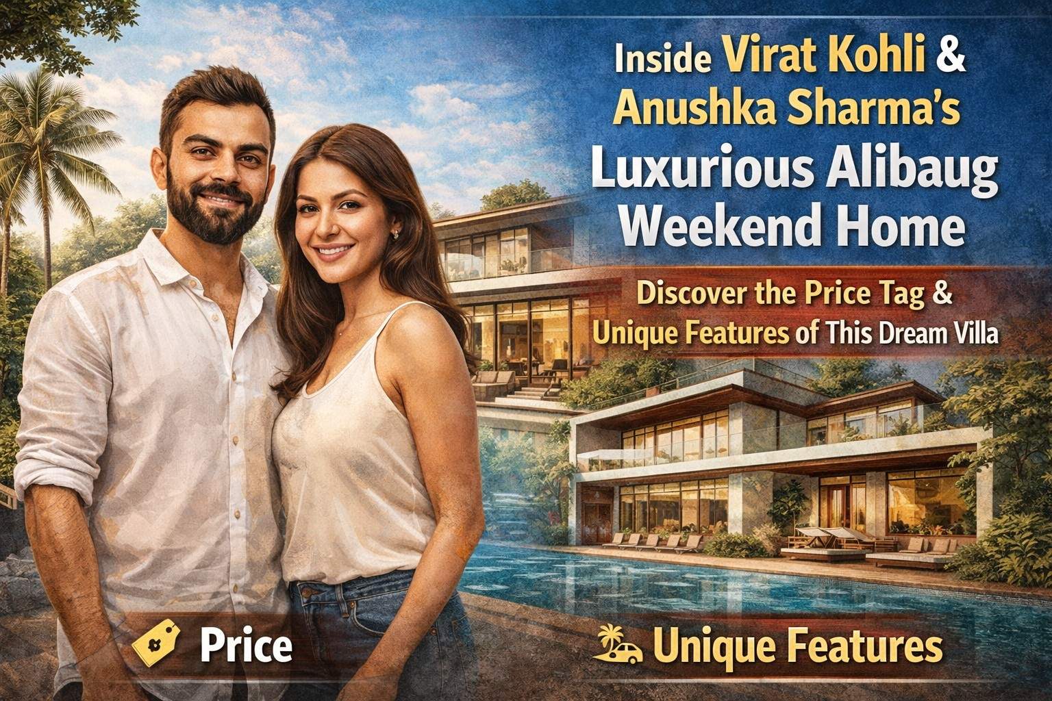 Virat Kohli and Anushka Sharma's ₹19 Crore 4-BHK Alibaug Villa
