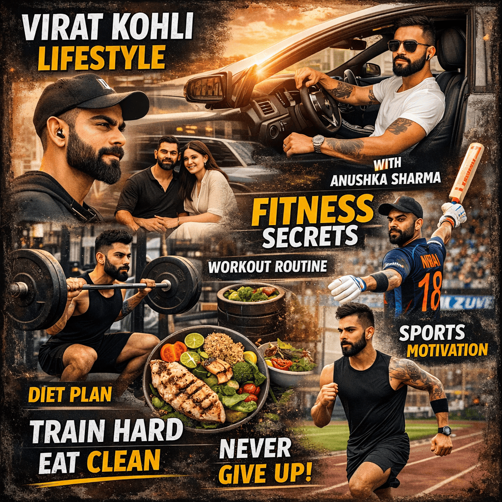 Virat Kohli's Fitness Secrets, Diet Plan, and Lifestyle: 100% Inspiration