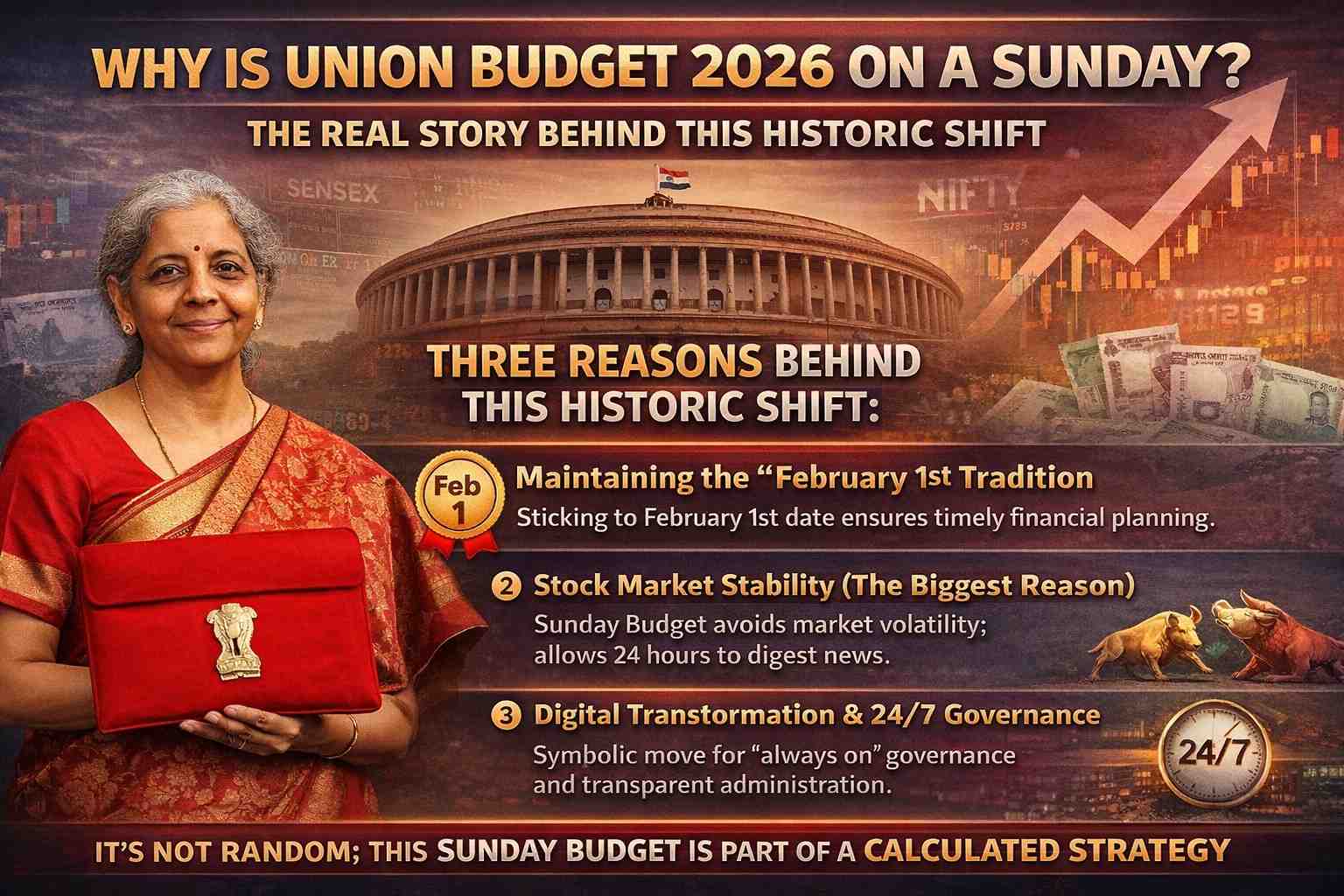 Why is Budget 2026 on Sunday?