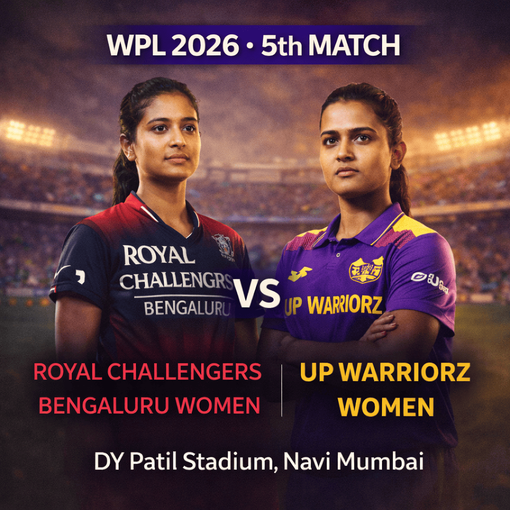 WPL 2026: Royal Challengers Bengaluru Aims for Top Spot as UP Warriorz Hunts for First Win | Match 5 Preview